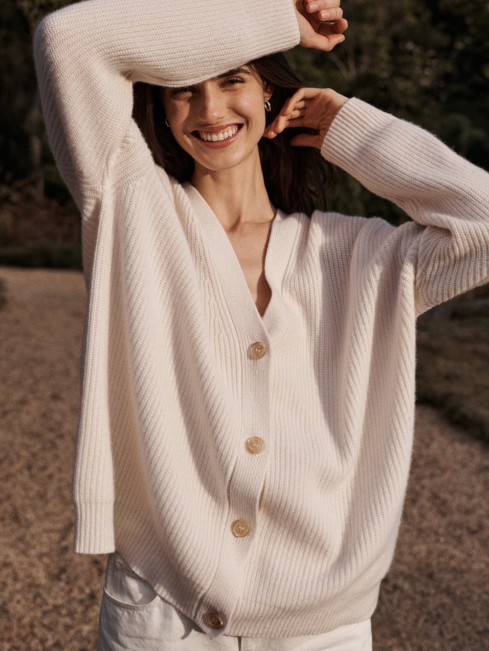 Jenni Kayne Cocoon Cashmere Ribbed Cardigan